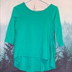 High low girls half sleeve shirt